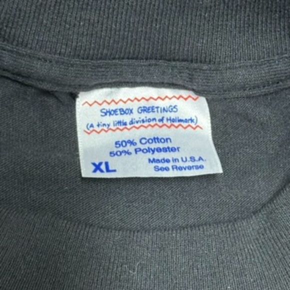 Vintage I Love Country Music T-Shirt Adult Extra Large Black‎ Shoe Box Hallmark - Picture 6 of 8